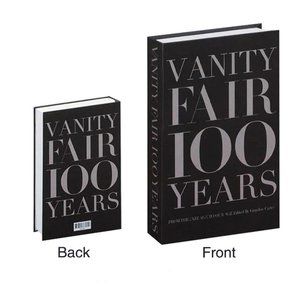 Vanity Fair Black Coffee Table Book with Silver Typography
